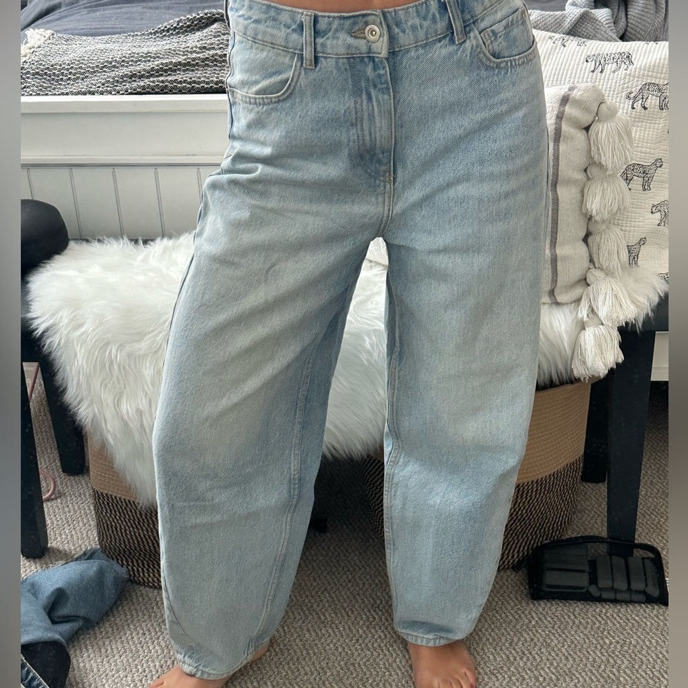 Zara light wash jeans